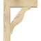 Ekena Millwork Funston Block Rough Sawn Bracket w/ Offset Brace, Douglas Fir, 6"W x 20"D x 24"H BKT0604X20X24FST05RDF - alternate 4
